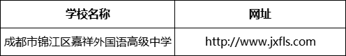 成都市錦江區(qū)嘉祥外國(guó)語(yǔ)高級(jí)中學(xué)網(wǎng)址是什么？