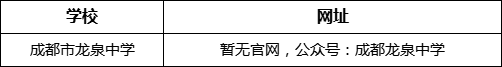 成都市龍泉中學(xué)網(wǎng)址是什么？