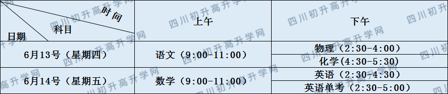 關(guān)于北師大成都實驗中學(xué)2020年招生計劃