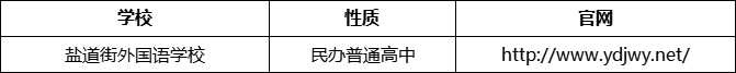 成都市鹽道街外國語學校官網(wǎng)、網(wǎng)址、官方網(wǎng)站